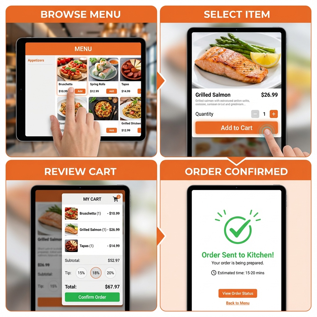 4-step ordering process